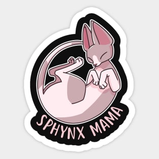 Sphynx Cat Mama Sticker